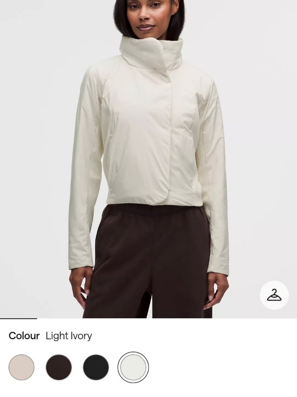 Lululemon Sleek City Jacket — Bone